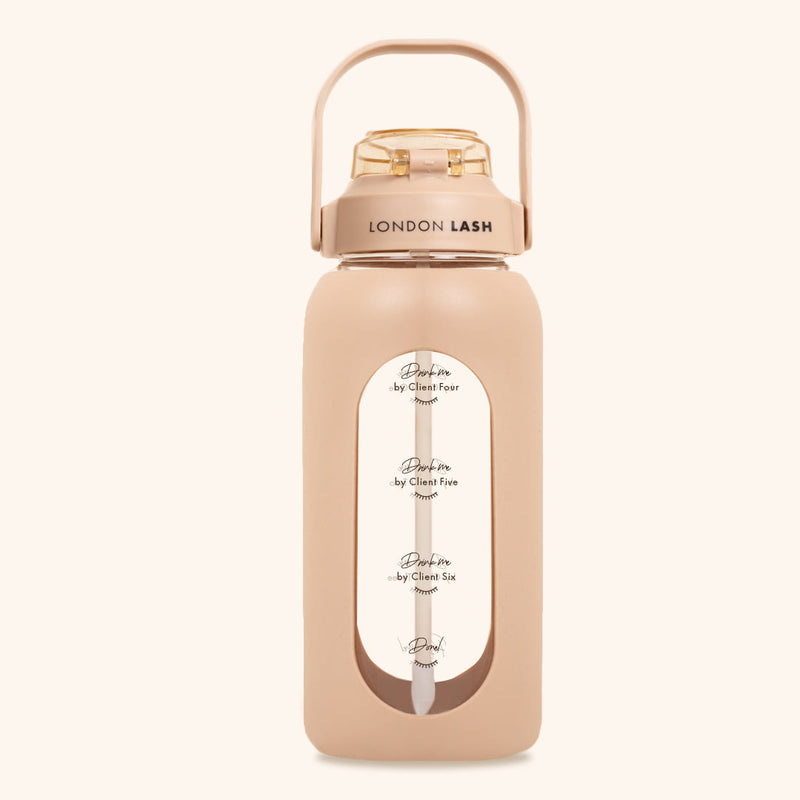 Botella de Agua de Vidrio London Lash