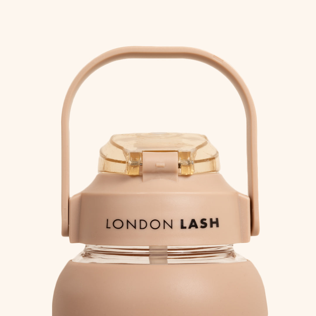 Botella de Agua de Vidrio London Lash