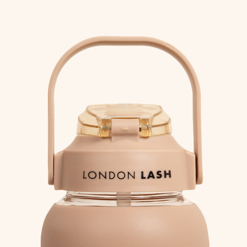Botella de Agua de Vidrio London Lash