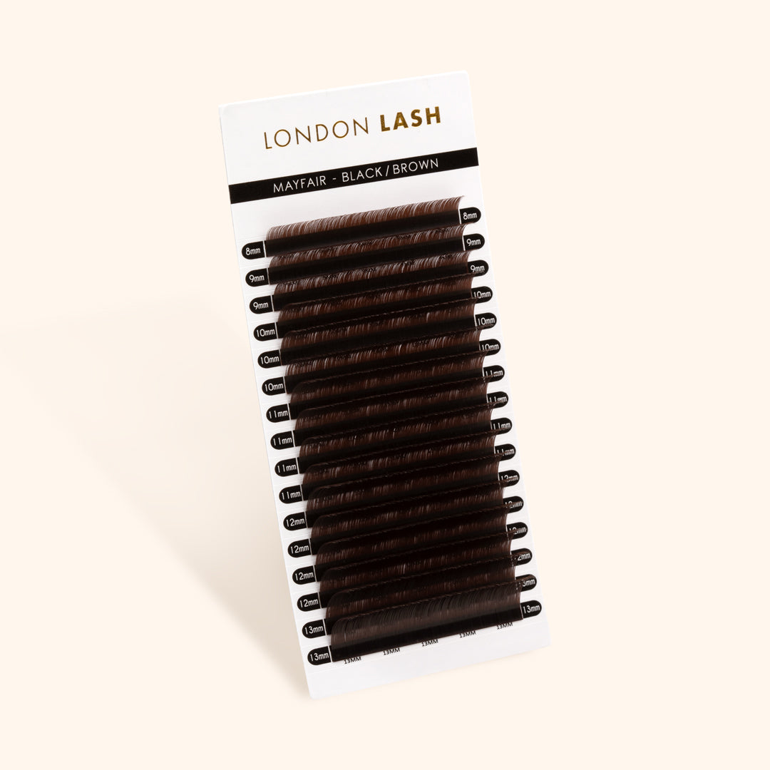 Pestañas Black Brown - Colección Ristretto 0.07 Individuales