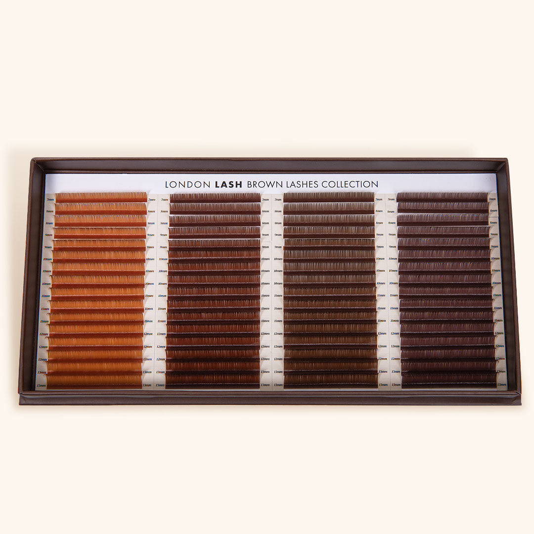 Colección de Pestañas Marrones