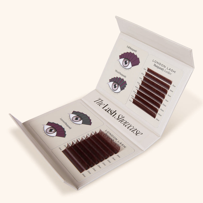 Pestañas Burgundy Lashes 0.07