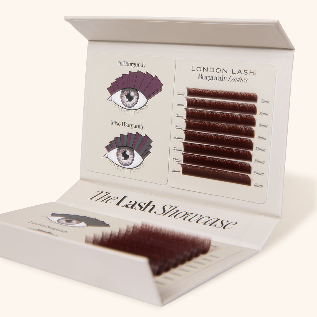 Pestañas Burgundy Lashes 0.07