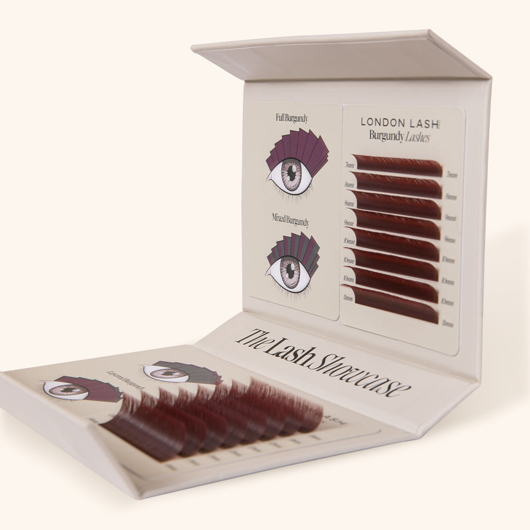 Pestañas Burgundy Lashes 0.07
