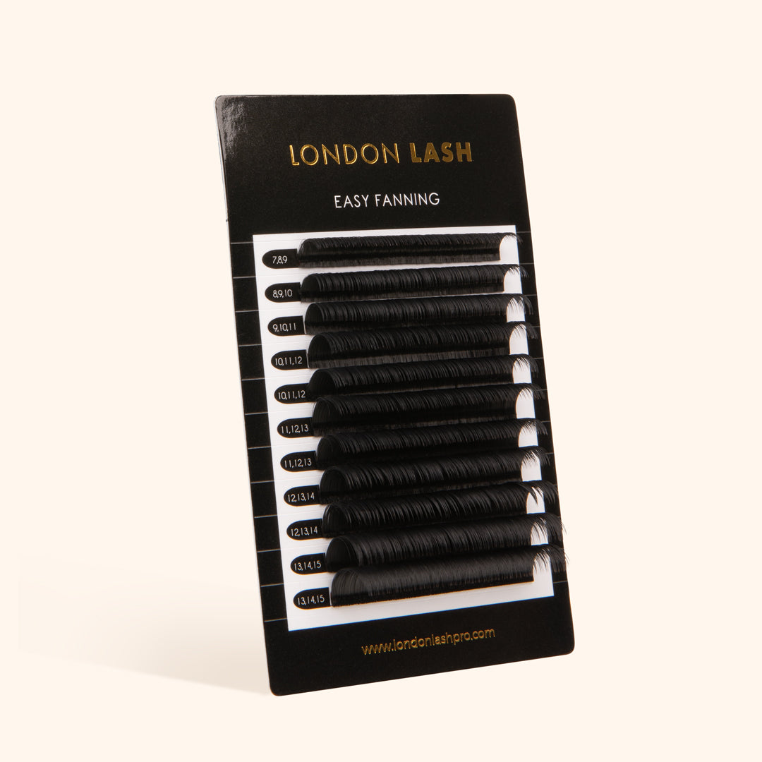 Pestañas Fácil Abanico Mega Volumen 0.07