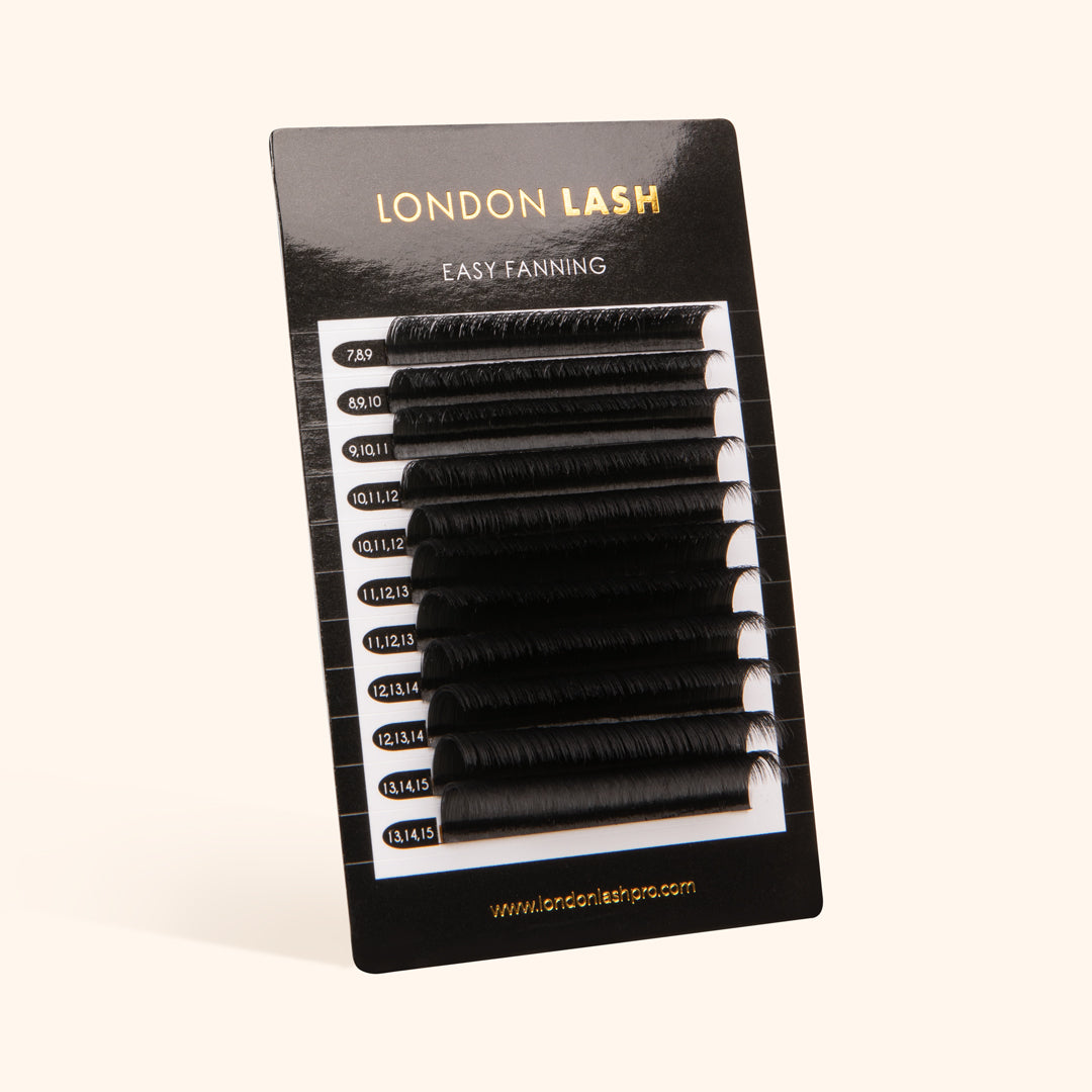 Pestañas Fácil Abanico Mega Volumen 0.03