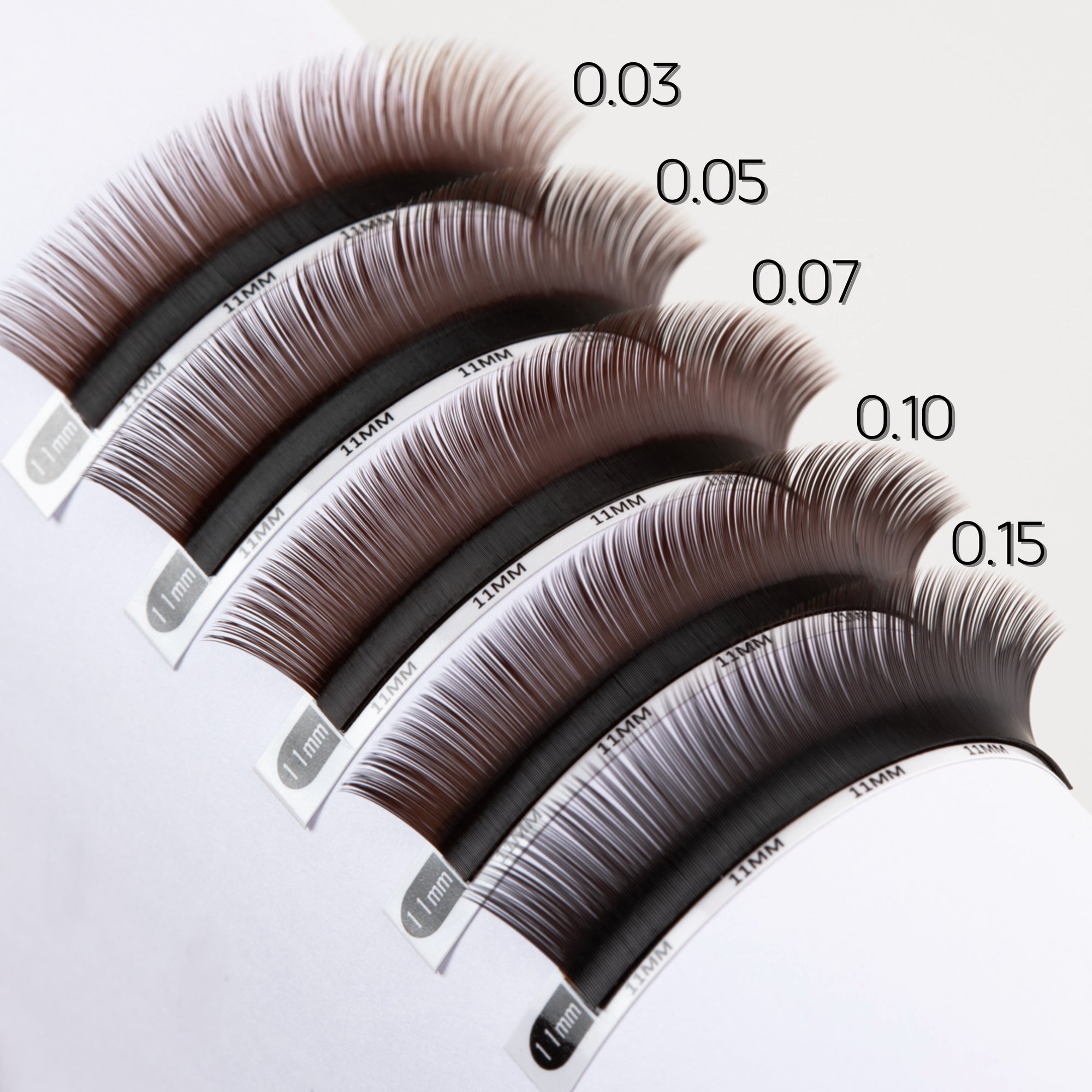 Pestañas Black Brown - Colección Ristretto 0,07 Individuales