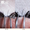 Antes y después de InLei® Fix 2 en una sola pestañas