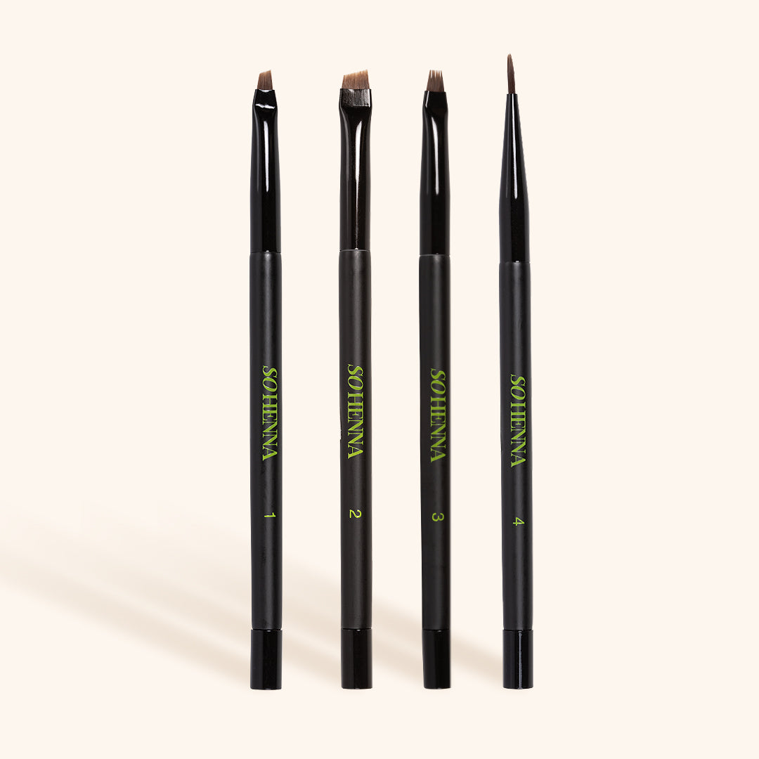 Pincel Plano para Cejas So Henna