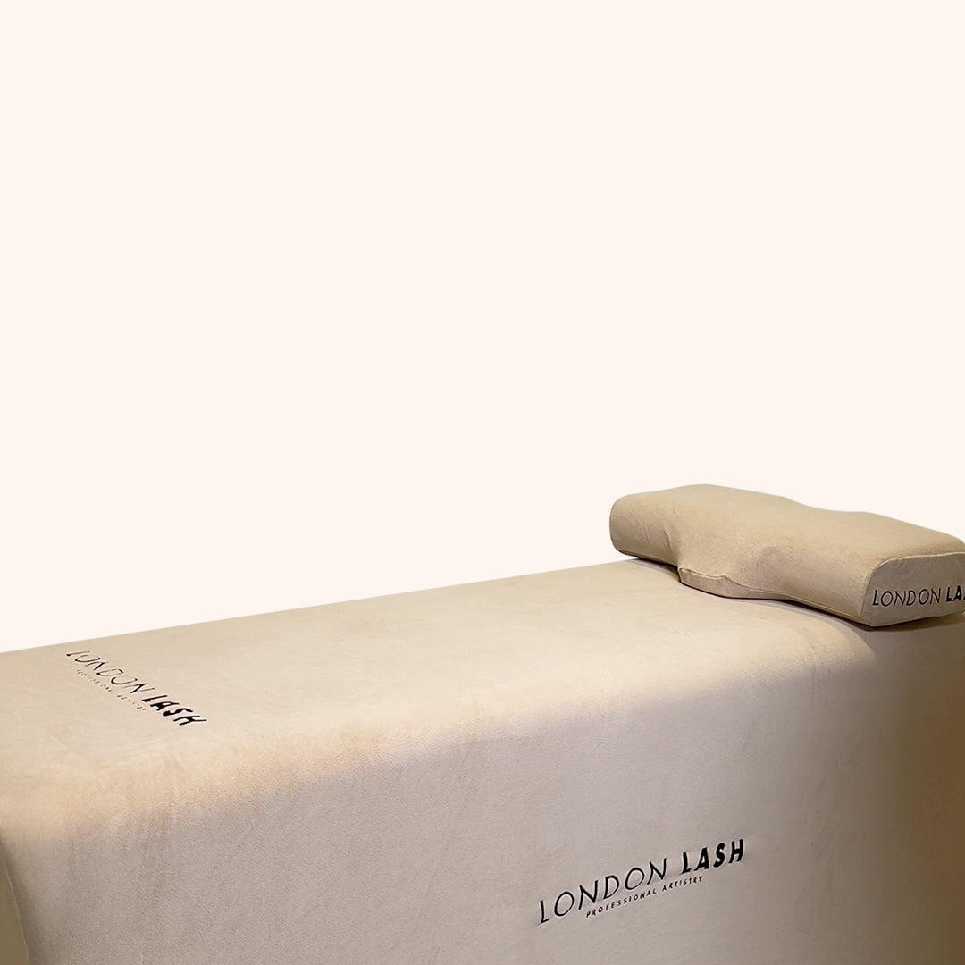 Set Beige Funda de Cama y Almohada Aterciopelado