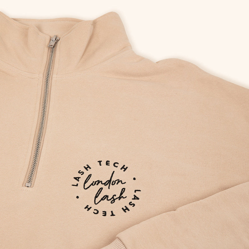 Sudadera con Cremallera y Cuello Alto London Lash