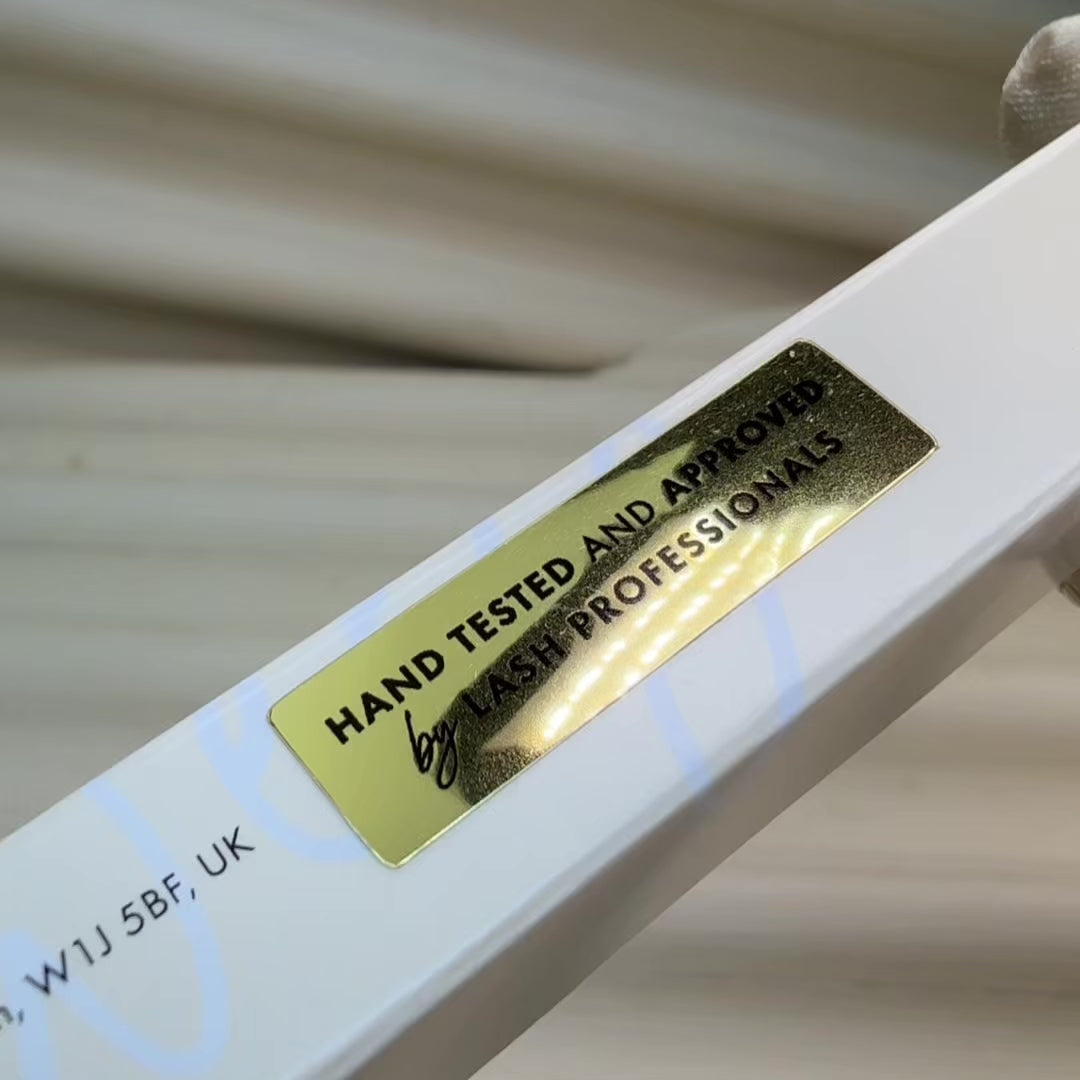 Pinzas para Extensiones de Pestañas con Punta de Fibra
