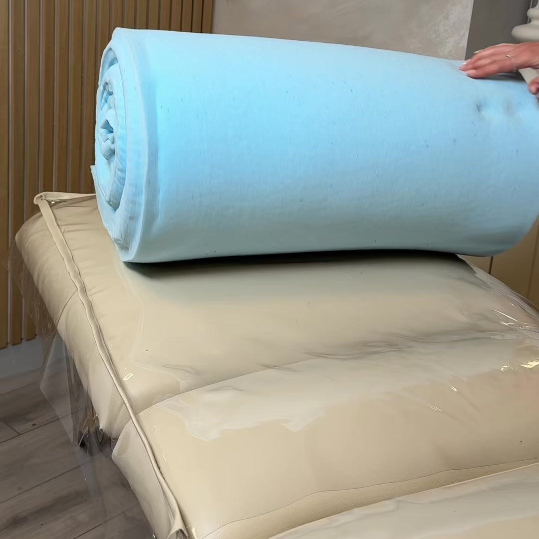 Topper de Espuma Viscoelástica para Camilla de Belleza