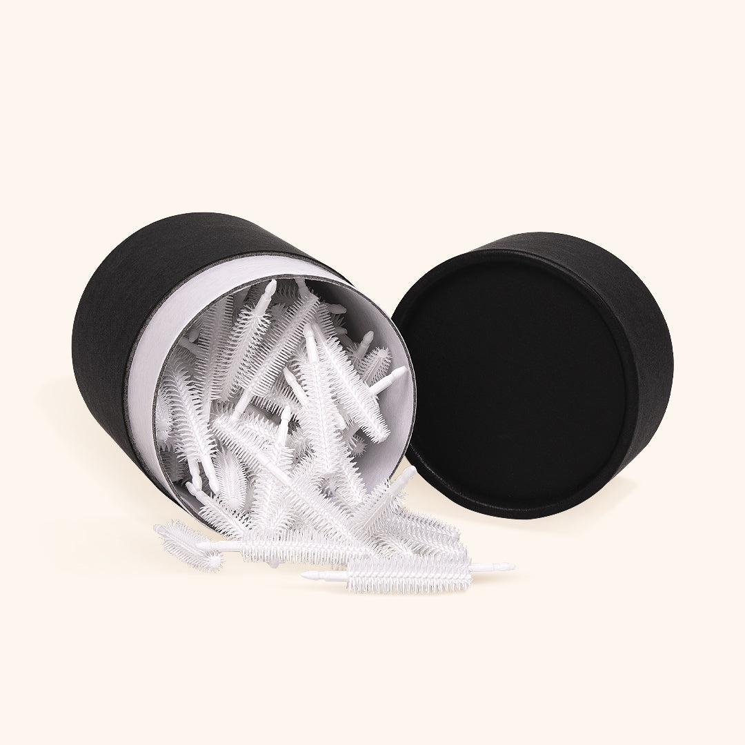 Cepillos Desechables para Mangos Metálicos - Lote de 100