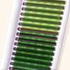 Pestañas de Colores de Visón Sintético (Verde claro / Verde)