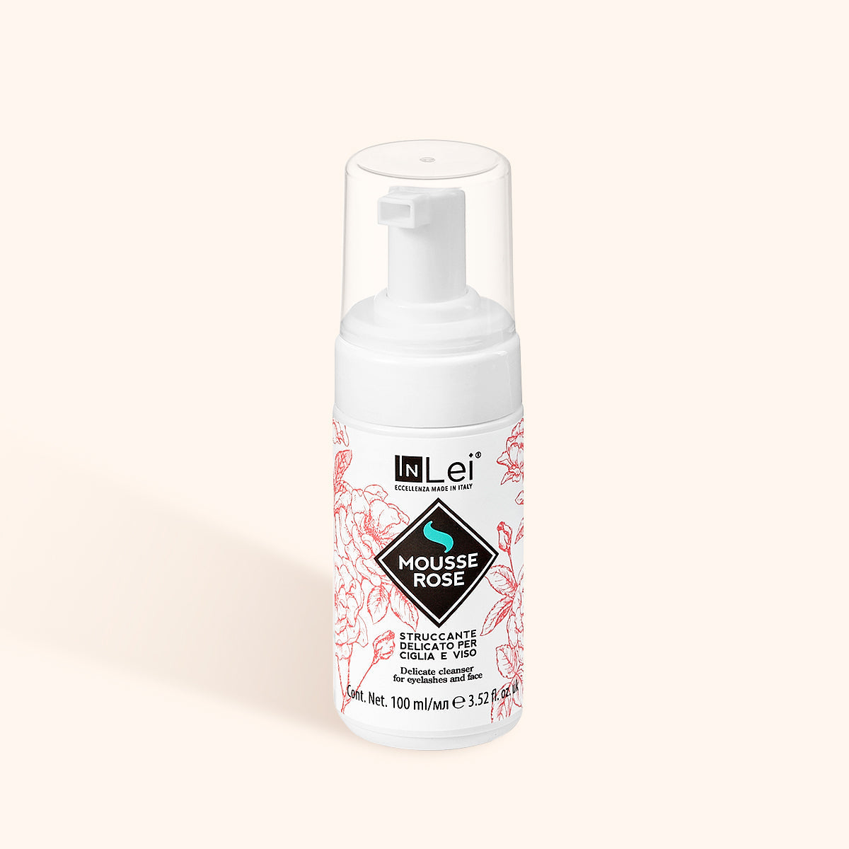 Botella de Champú InLei® Delicate de Pestañas y Cejas (Rosa)