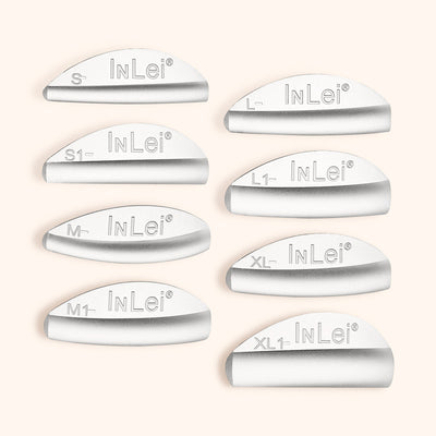 InLei® TOTAL - Rizadores de Pestañas de Silicona (8 pares)